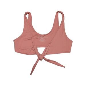 437 Kenzie Top Rose Pink Convertible Bikini Swimwear Swim Womens Medium Sexy